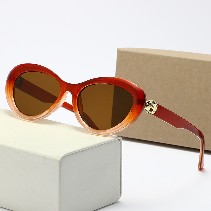 T588-1204 Retro cat eye sunglasses with sun shading