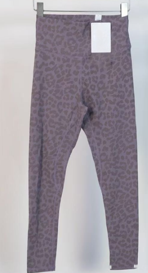 T588-1138 Leopard high waisted tight yoga pants for outdoor activities