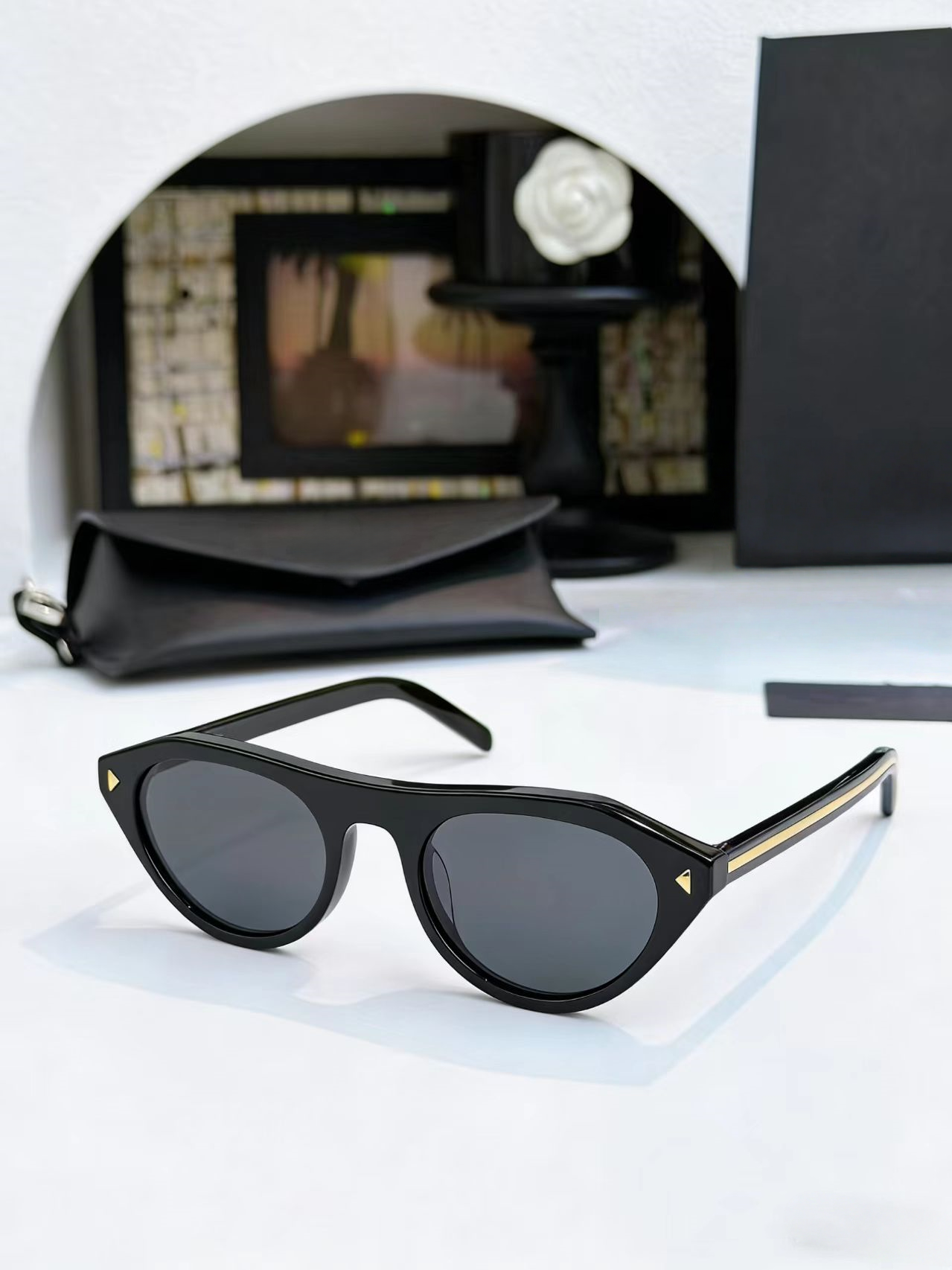 T588-1062  Round frame sunglasses, fashionable sunglasses