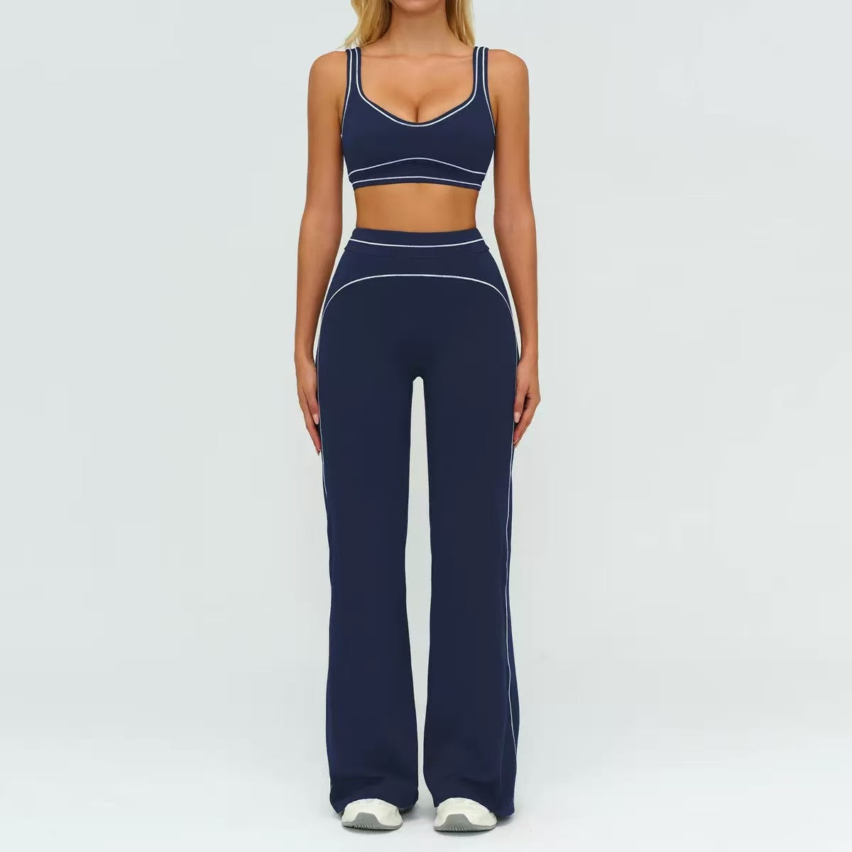 T588-900 Sports fitness yoga quick drying sports vest set