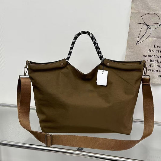 T588-943 Large capacity tote shoulder and armpit handbag