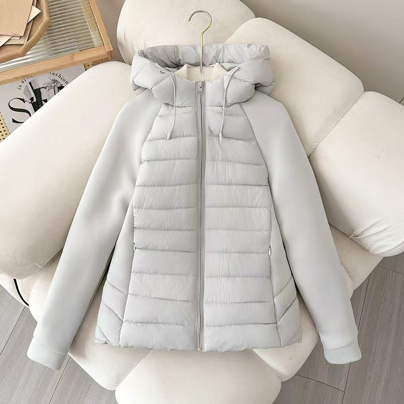 T588-743  Splicing new long coat for slim fit-GYYF