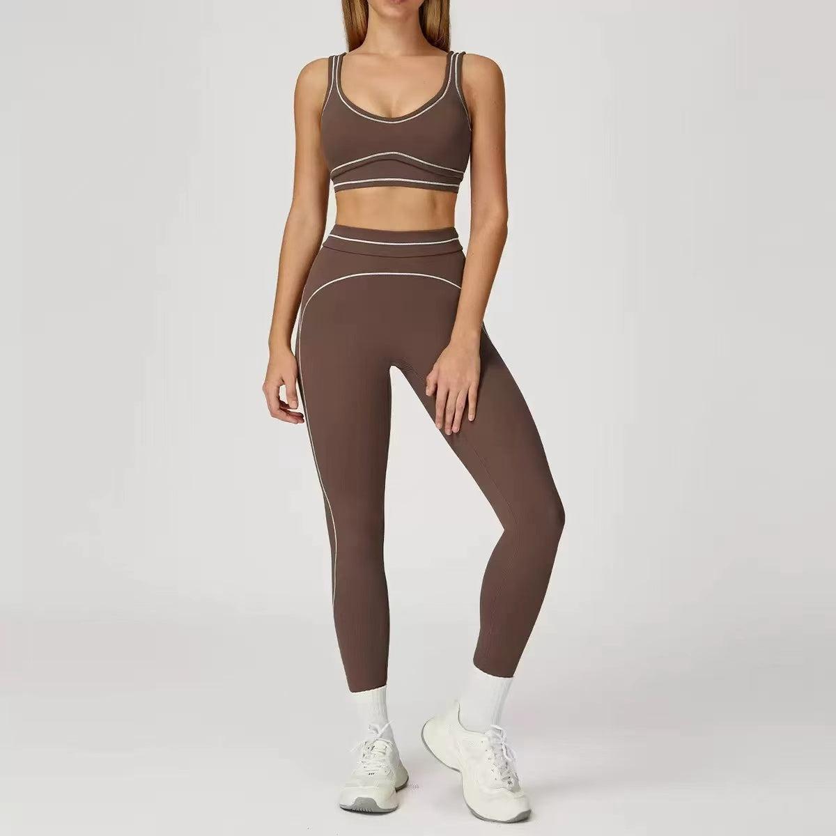 T588-900 Sports fitness yoga quick drying sports vest set