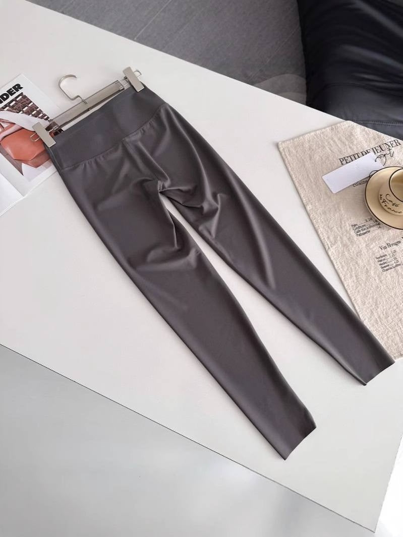 T588-1042 Summer new solid color fitness yoga slimming and comfortable women's pants