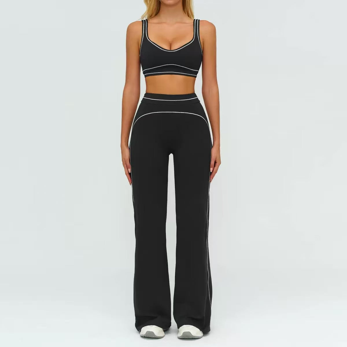 T588-900 Sports fitness yoga quick drying sports vest set