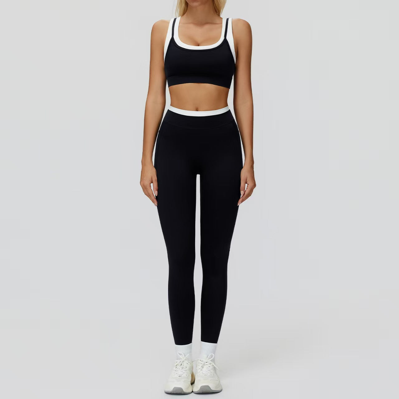 T588-917   High waisted outdoor leisure versatile fitness suit
