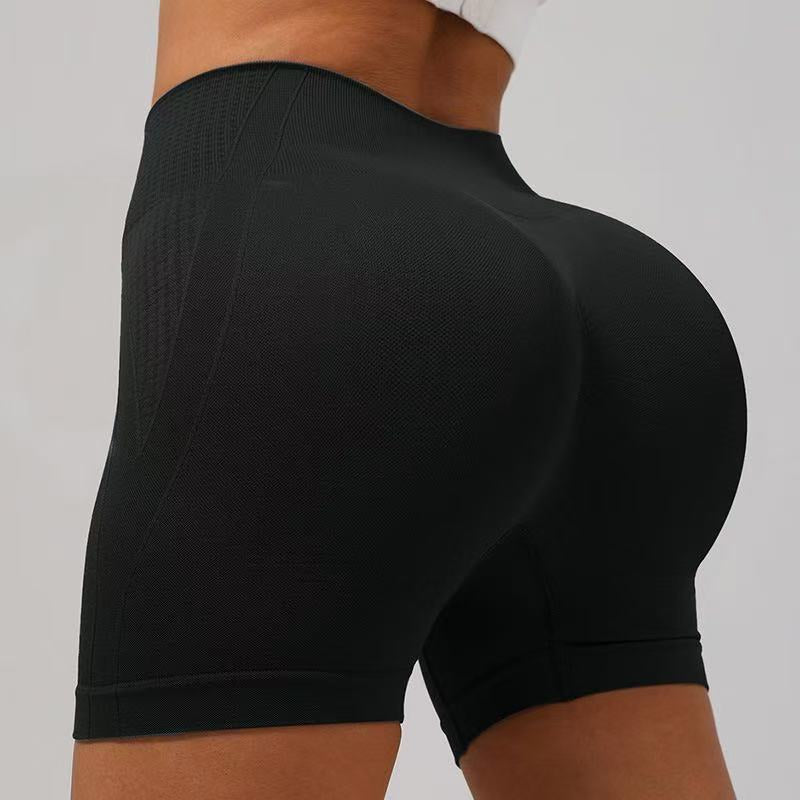 T588-1154 Hip lifting shorts for exercise, tight fitting yoga, fitness shorts