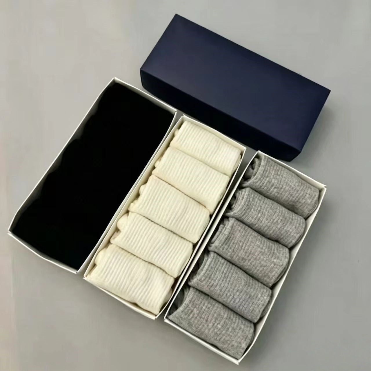 T588-1111  Boxed solid color casual versatile breathable