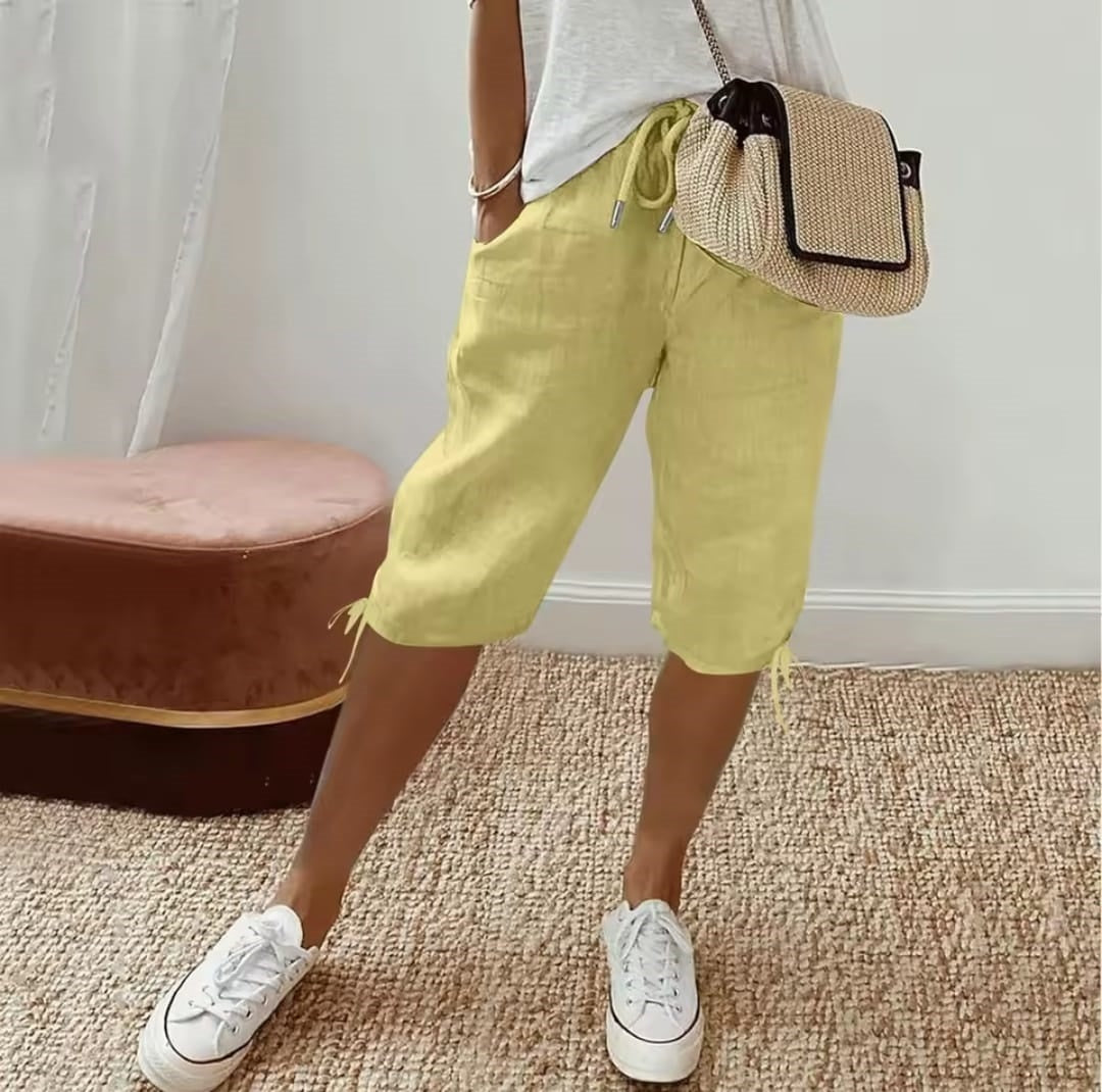 T588-950  Women's elastic drawstring pants