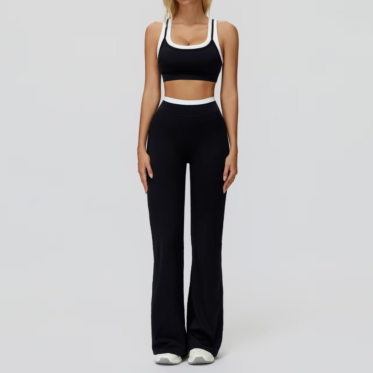 T588-917   High waisted outdoor leisure versatile fitness suit
