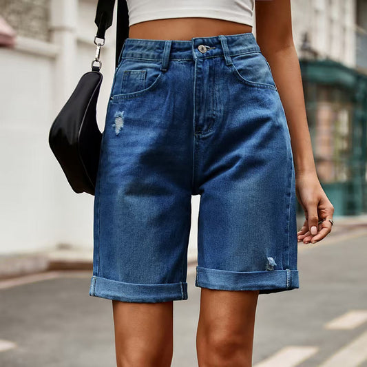 T588-920 Women's summer denim shorts