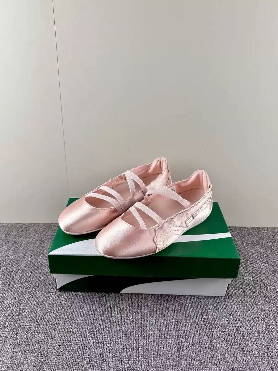 T588-1238  Thin low lace ballet Mary Jane women's shoes
