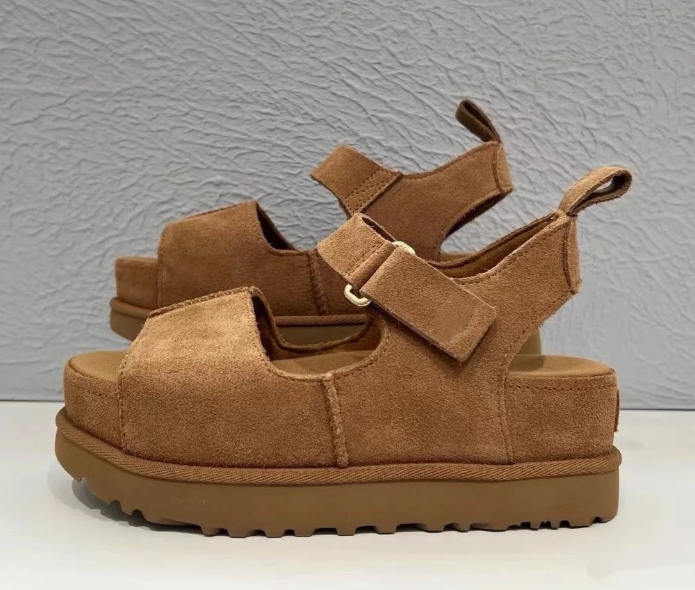 T588-1014 New Velcro Sandals for Height Increasing Beach Shoes