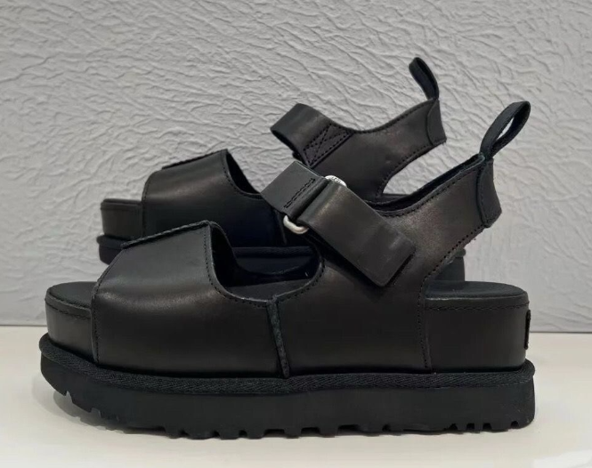 T588-1014 New Velcro Sandals for Height Increasing Beach Shoes