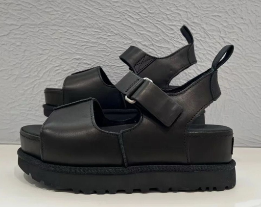 T588-1014 New Velcro Sandals for Height Increasing Beach Shoes