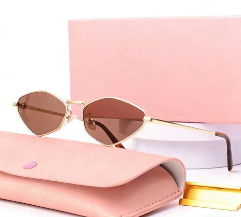 T588-1048    Polygonal women's sun shading personalized sunglasses