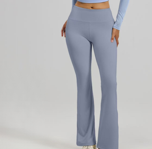T588-1096 Sports yoga micro flared wide leg fitness pants
