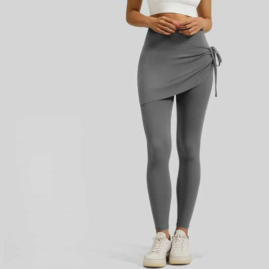 T588-886  Women's drawstring yoga pants, two piece sports pants