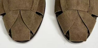 T588-1128 Ladies' versatile flat hollow sandals with toe caps and casual shoes