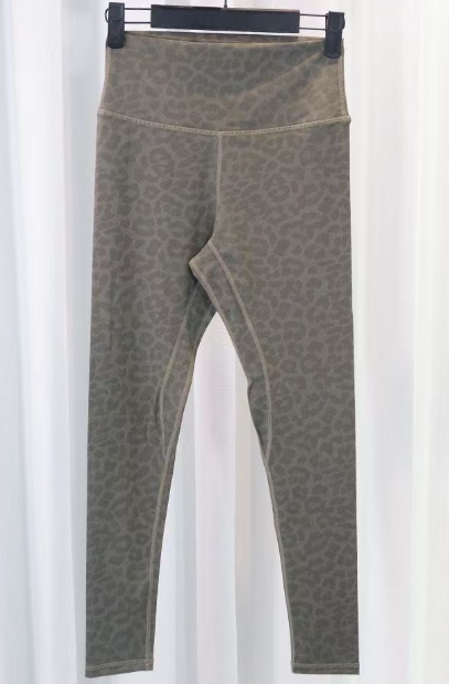 T588-1138   Leopard high waisted tight yoga pants for outdoor activities