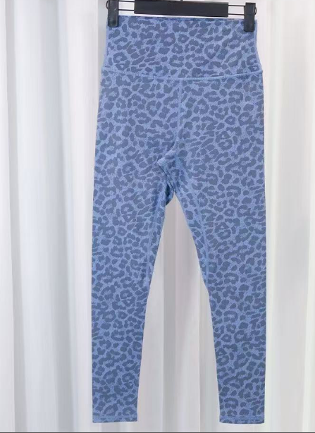 T588-1138   Leopard high waisted tight yoga pants for outdoor activities