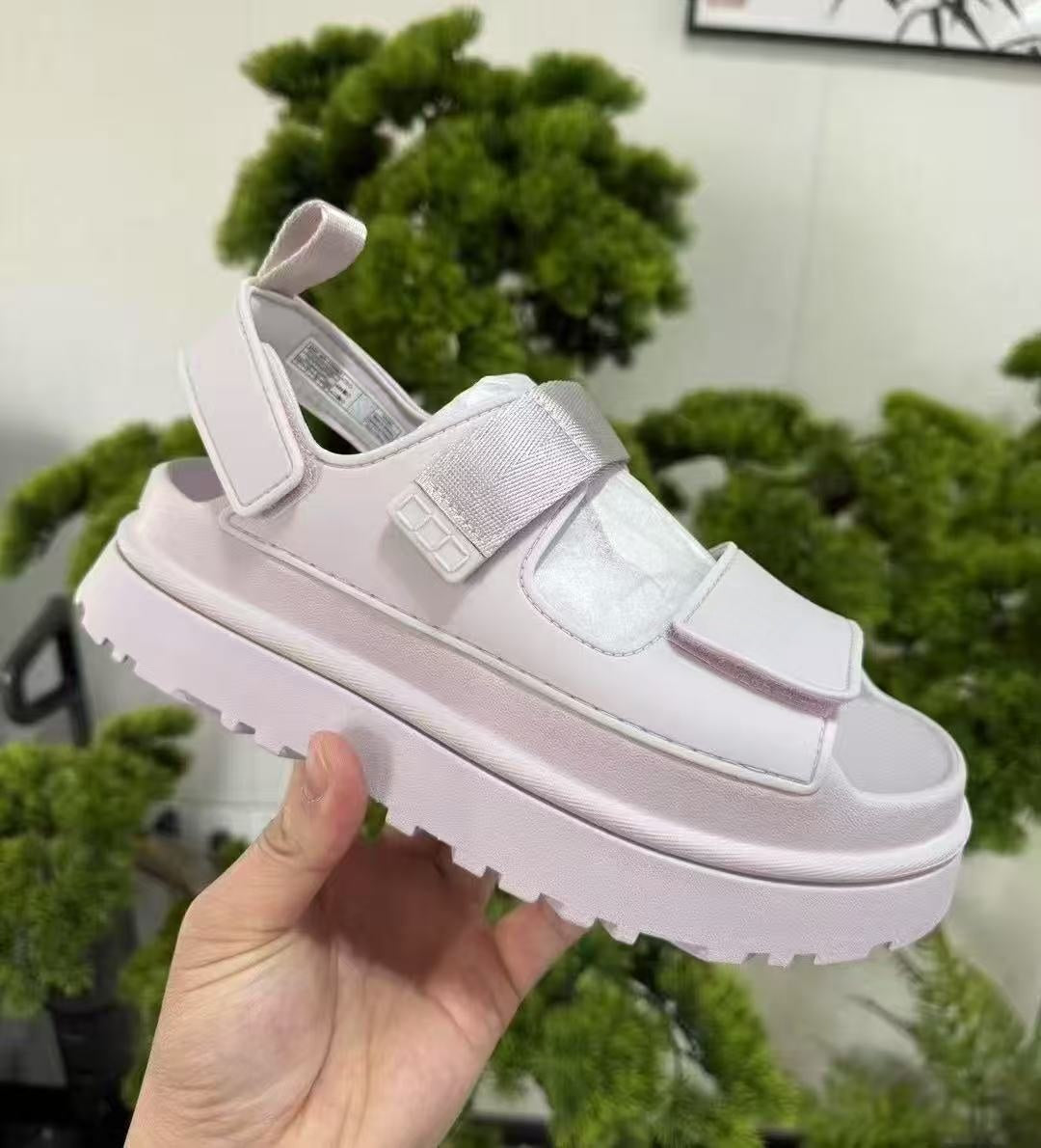 T588-1015  Summer Sandals Beach Thick Bottom