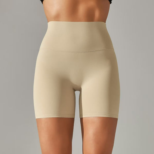 T588-131 Women's shorts, three part pants, high waist, tight fitting, elastic sports and fitness pants